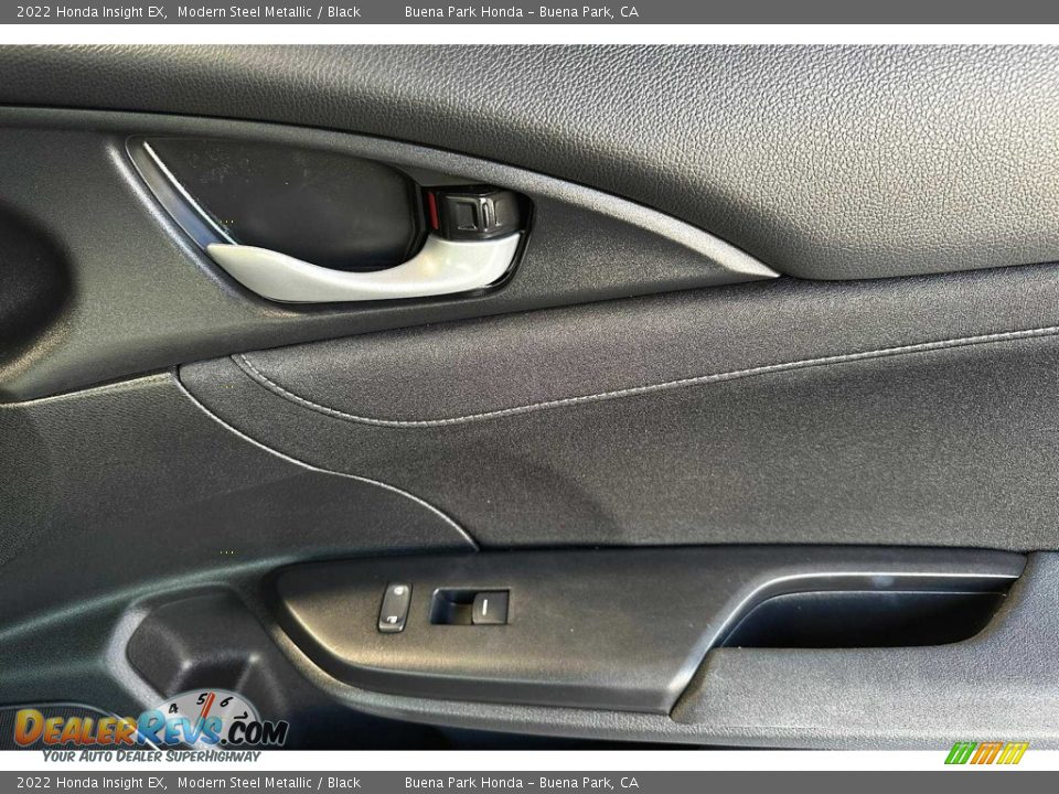 2022 Honda Insight EX Modern Steel Metallic / Black Photo #23