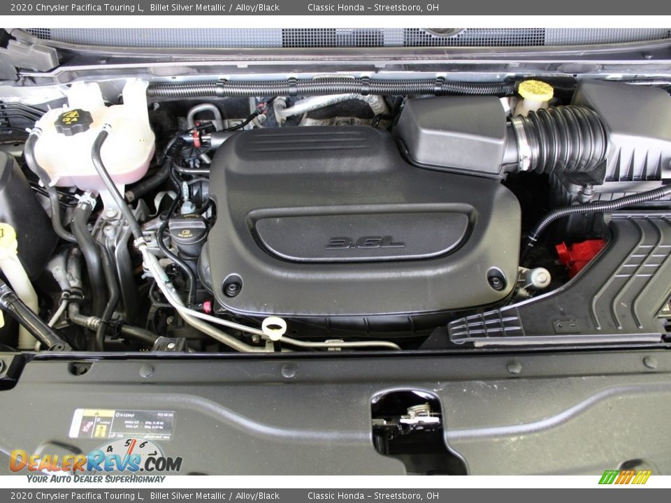 2020 Chrysler Pacifica Touring L Billet Silver Metallic / Alloy/Black Photo #13