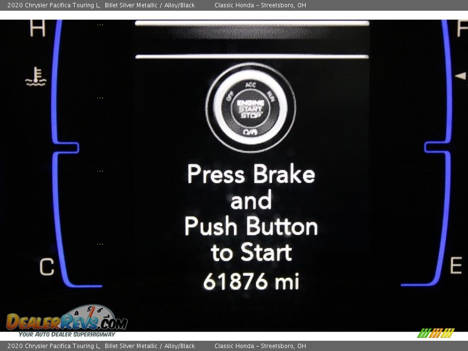 2020 Chrysler Pacifica Touring L Billet Silver Metallic / Alloy/Black Photo #31
