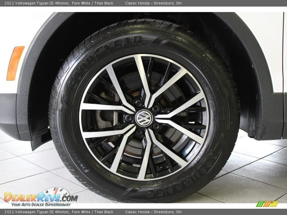 2021 Volkswagen Tiguan SE 4Motion Pure White / Titan Black Photo #13