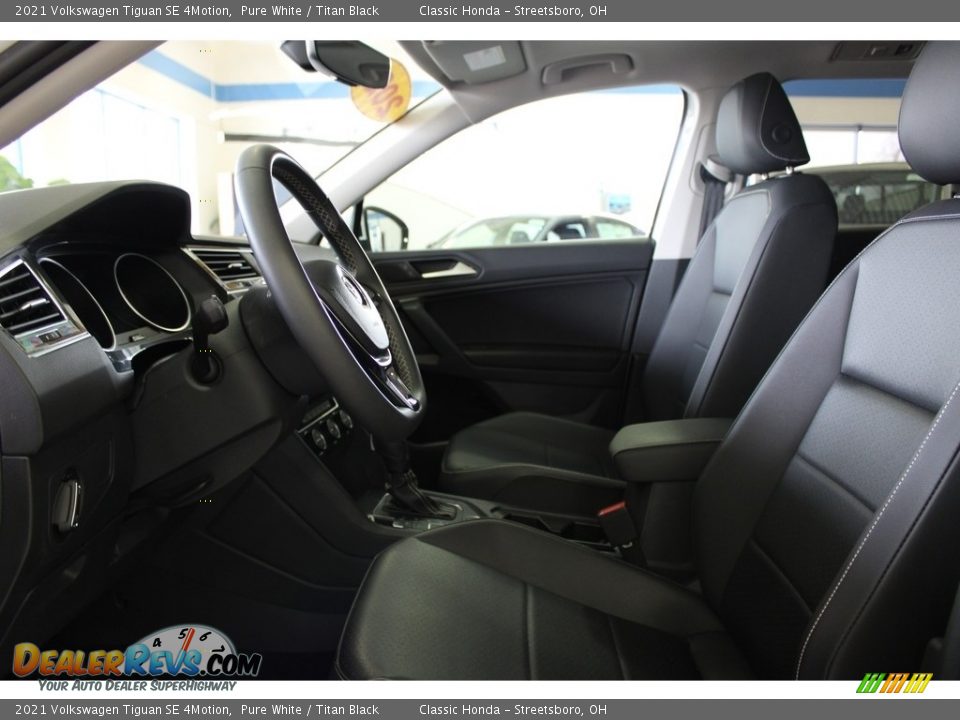 2021 Volkswagen Tiguan SE 4Motion Pure White / Titan Black Photo #16