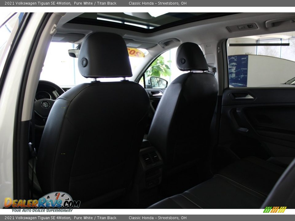 2021 Volkswagen Tiguan SE 4Motion Pure White / Titan Black Photo #29