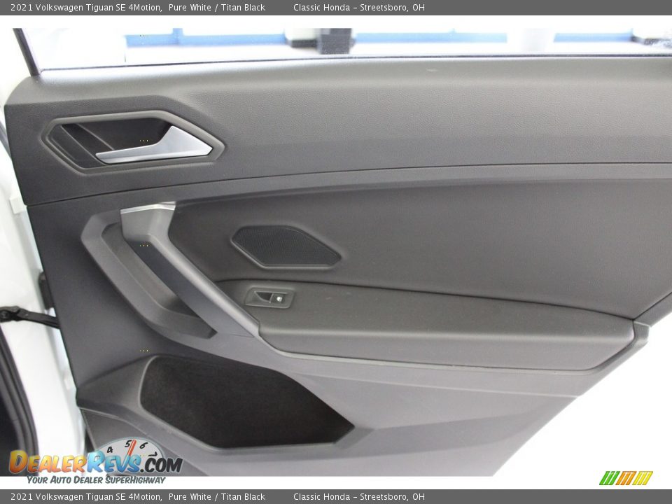 2021 Volkswagen Tiguan SE 4Motion Pure White / Titan Black Photo #32