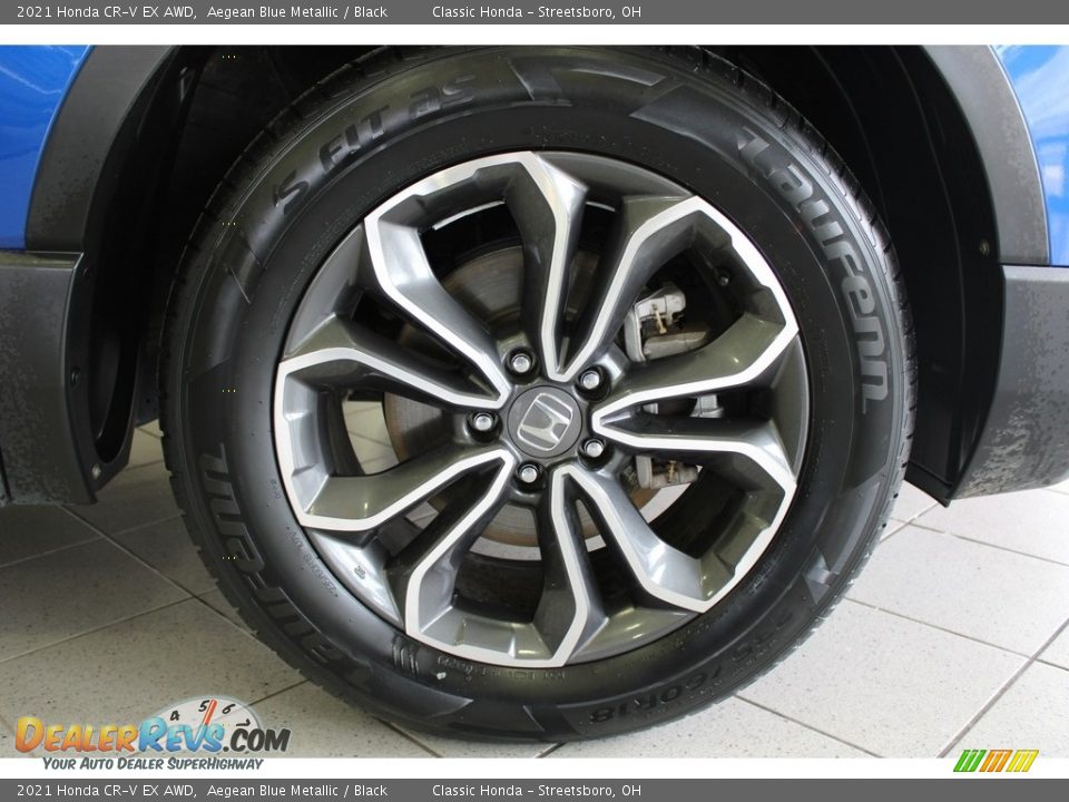 2021 Honda CR-V EX AWD Aegean Blue Metallic / Black Photo #5