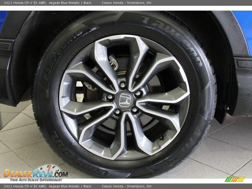 2021 Honda CR-V EX AWD Aegean Blue Metallic / Black Photo #7