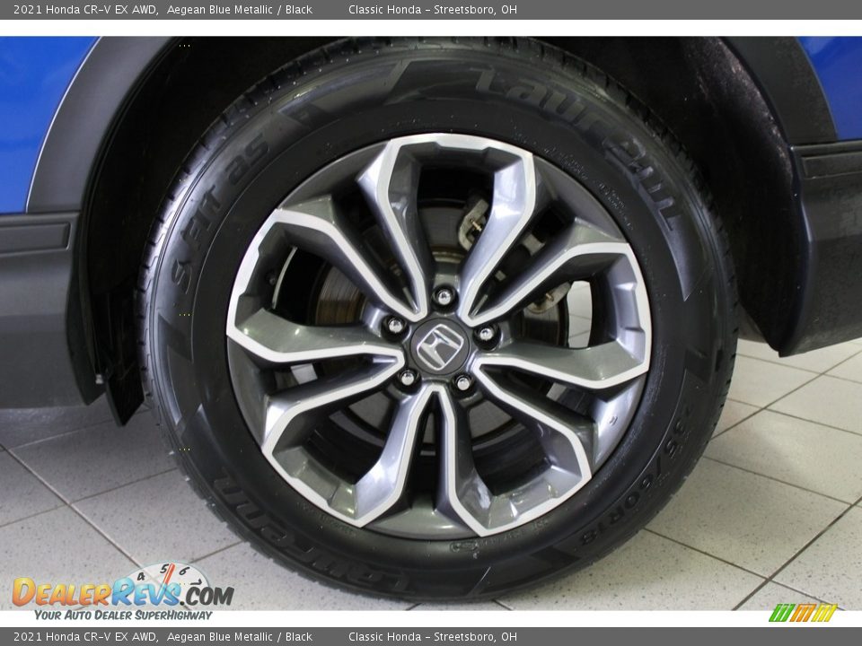 2021 Honda CR-V EX AWD Aegean Blue Metallic / Black Photo #11