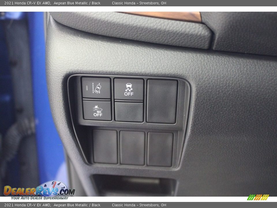 2021 Honda CR-V EX AWD Aegean Blue Metallic / Black Photo #17