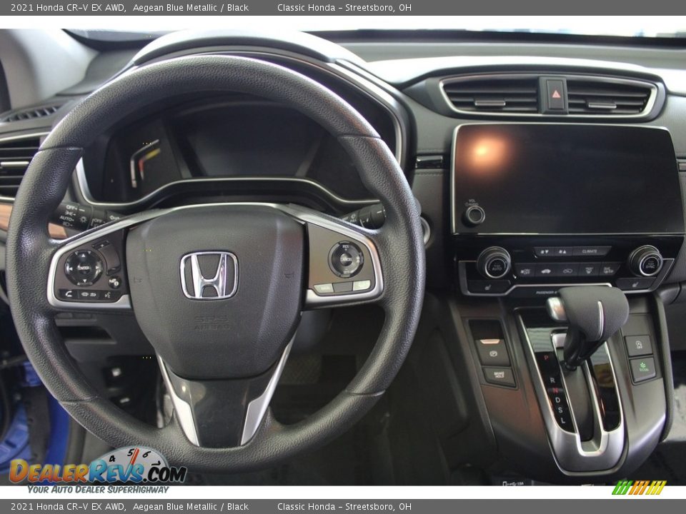 2021 Honda CR-V EX AWD Aegean Blue Metallic / Black Photo #18