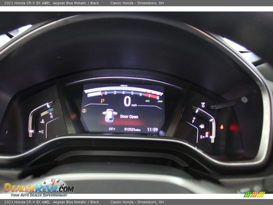 2021 Honda CR-V EX AWD Aegean Blue Metallic / Black Photo #20
