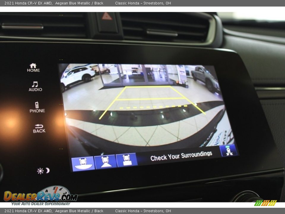 2021 Honda CR-V EX AWD Aegean Blue Metallic / Black Photo #22