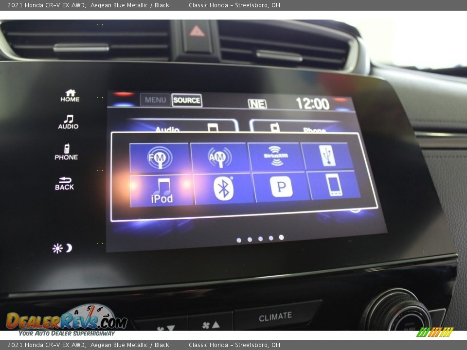 2021 Honda CR-V EX AWD Aegean Blue Metallic / Black Photo #25