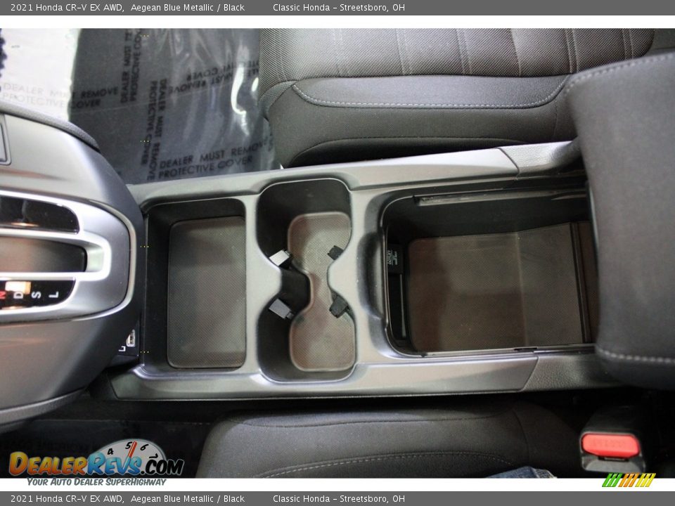 2021 Honda CR-V EX AWD Aegean Blue Metallic / Black Photo #28