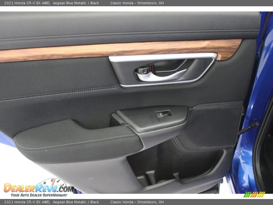 2021 Honda CR-V EX AWD Aegean Blue Metallic / Black Photo #30