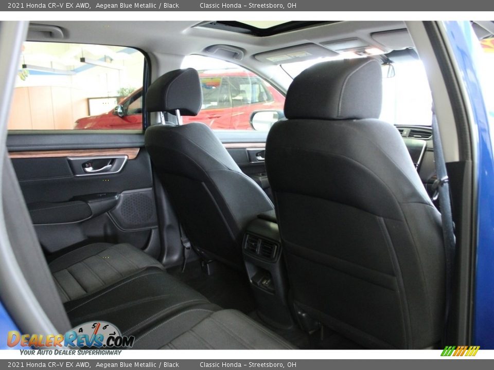 2021 Honda CR-V EX AWD Aegean Blue Metallic / Black Photo #35