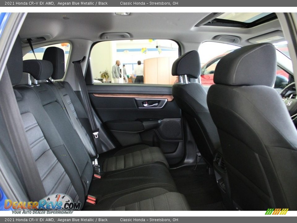 2021 Honda CR-V EX AWD Aegean Blue Metallic / Black Photo #36