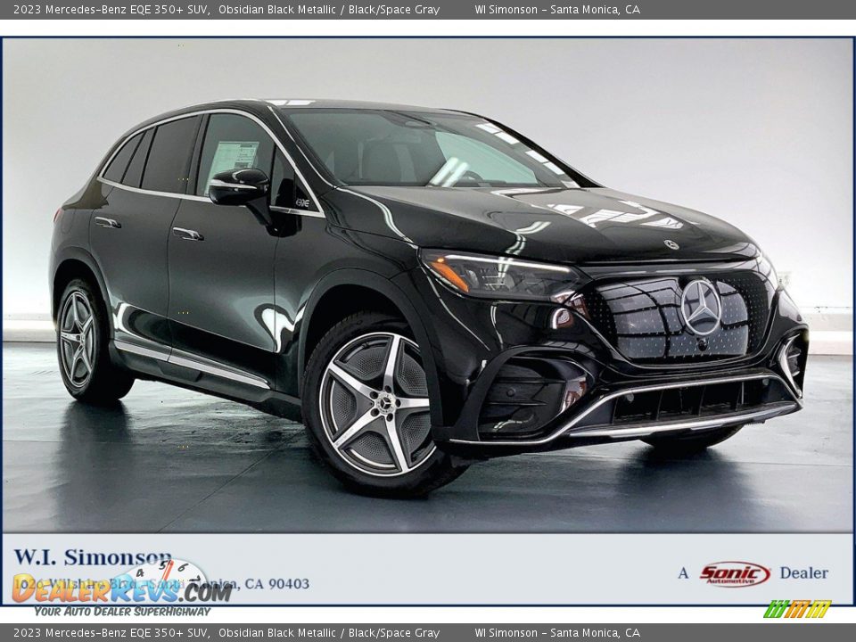 2023 Mercedes-Benz EQE 350+ SUV Obsidian Black Metallic / Black/Space Gray Photo #1