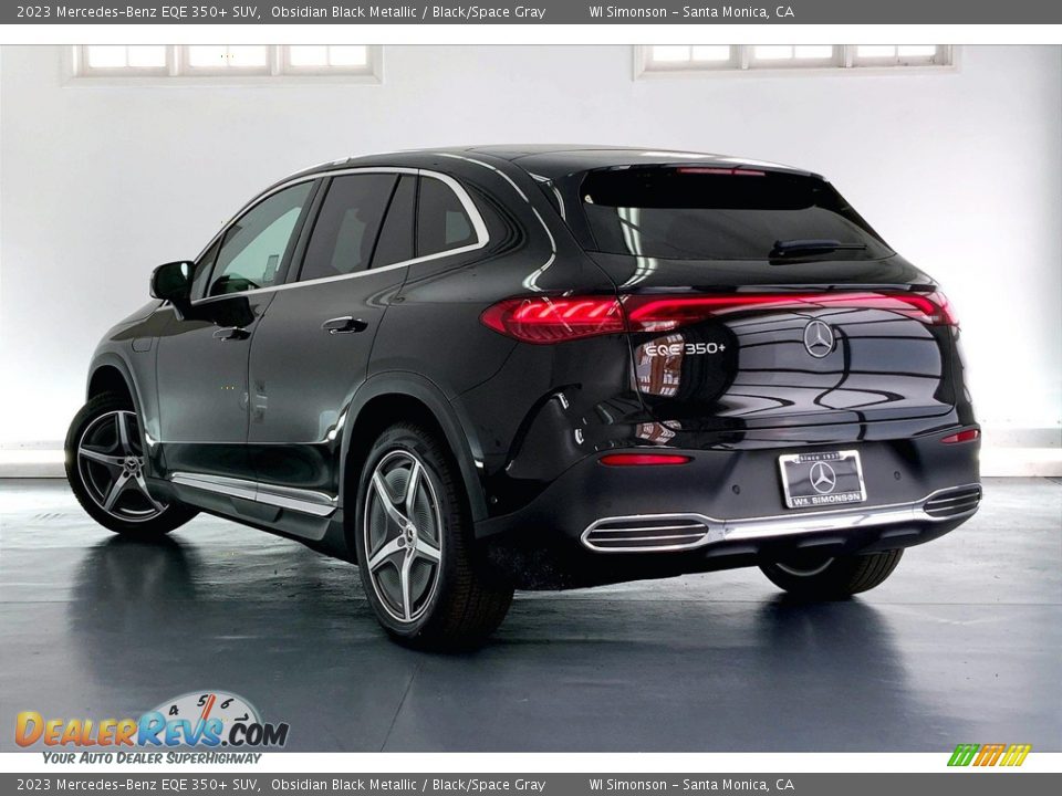 2023 Mercedes-Benz EQE 350+ SUV Obsidian Black Metallic / Black/Space Gray Photo #2