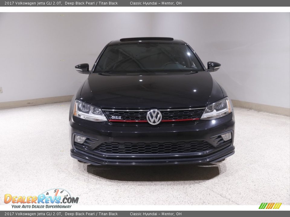 2017 Volkswagen Jetta GLI 2.0T Deep Black Pearl / Titan Black Photo #2