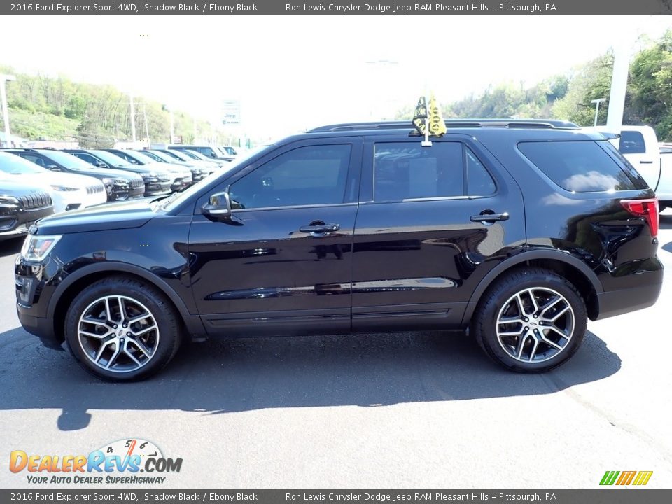 2016 Ford Explorer Sport 4WD Shadow Black / Ebony Black Photo #2