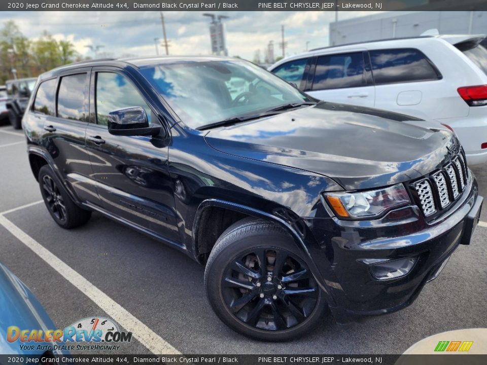 2020 Jeep Grand Cherokee Altitude 4x4 Diamond Black Crystal Pearl / Black Photo #2