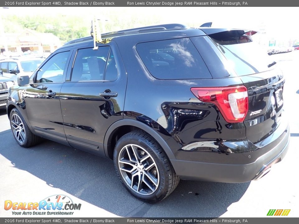 2016 Ford Explorer Sport 4WD Shadow Black / Ebony Black Photo #3