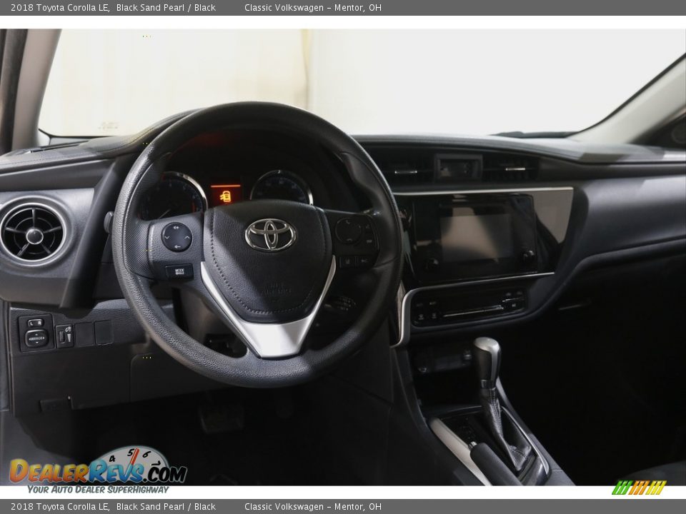 2018 Toyota Corolla LE Black Sand Pearl / Black Photo #6