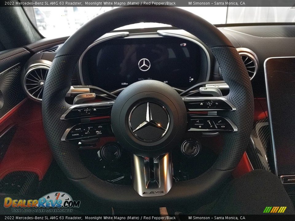 2022 Mercedes-Benz SL AMG 63 Roadster Steering Wheel Photo #11