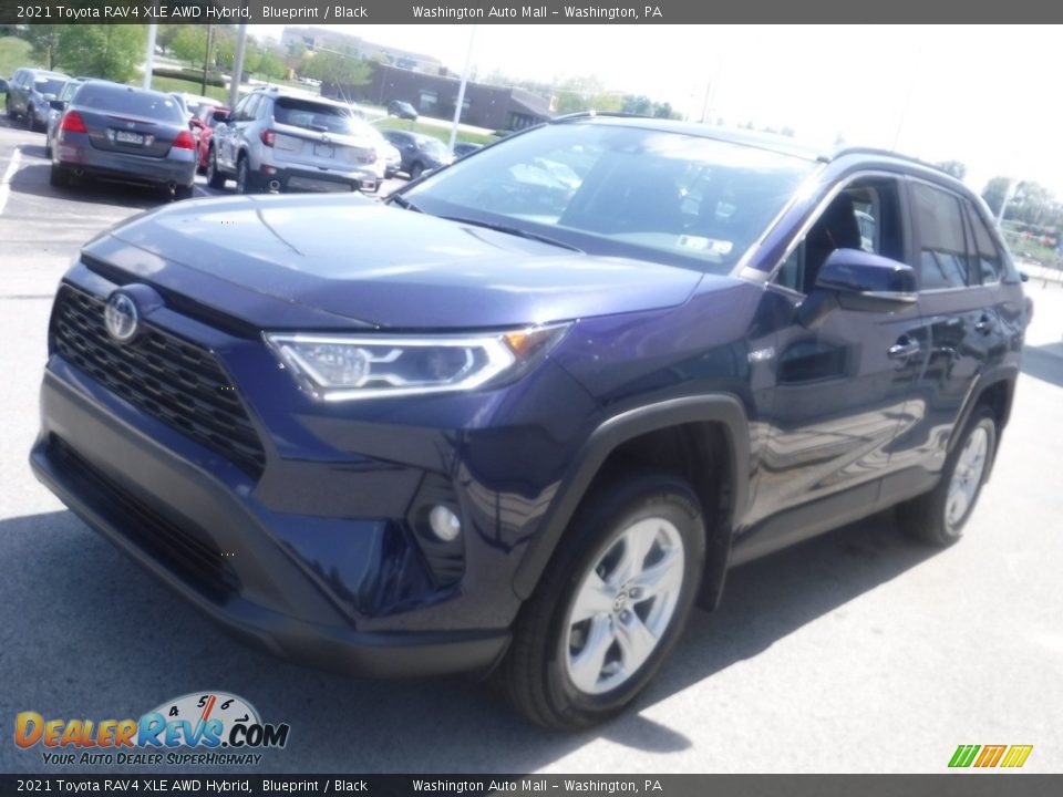 2021 Toyota RAV4 XLE AWD Hybrid Blueprint / Black Photo #7