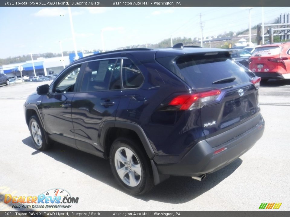 2021 Toyota RAV4 XLE AWD Hybrid Blueprint / Black Photo #10