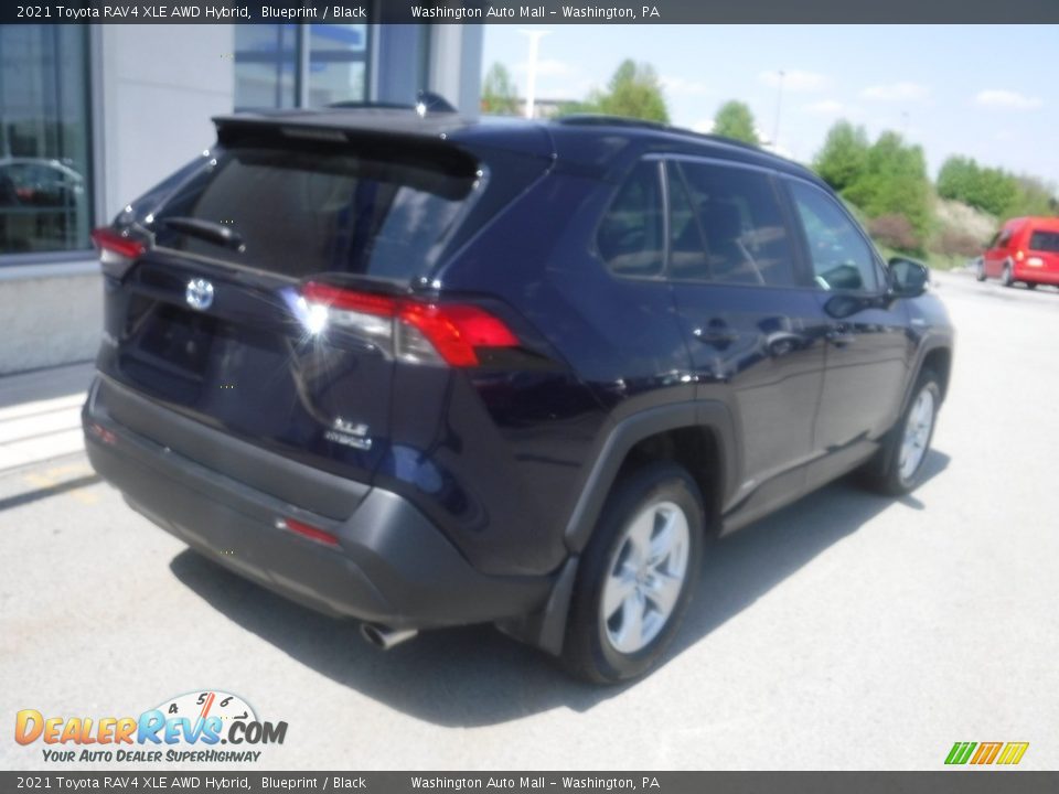 2021 Toyota RAV4 XLE AWD Hybrid Blueprint / Black Photo #13