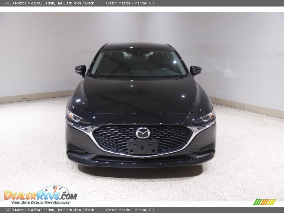 2020 Mazda MAZDA3 Sedan Jet Black Mica / Black Photo #2