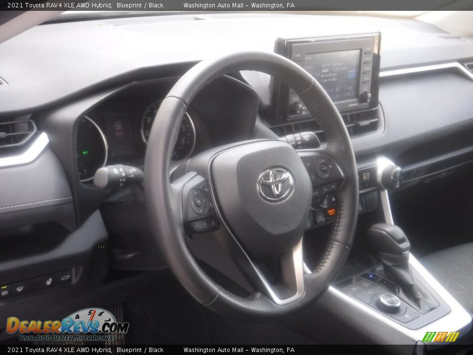 2021 Toyota RAV4 XLE AWD Hybrid Blueprint / Black Photo #16