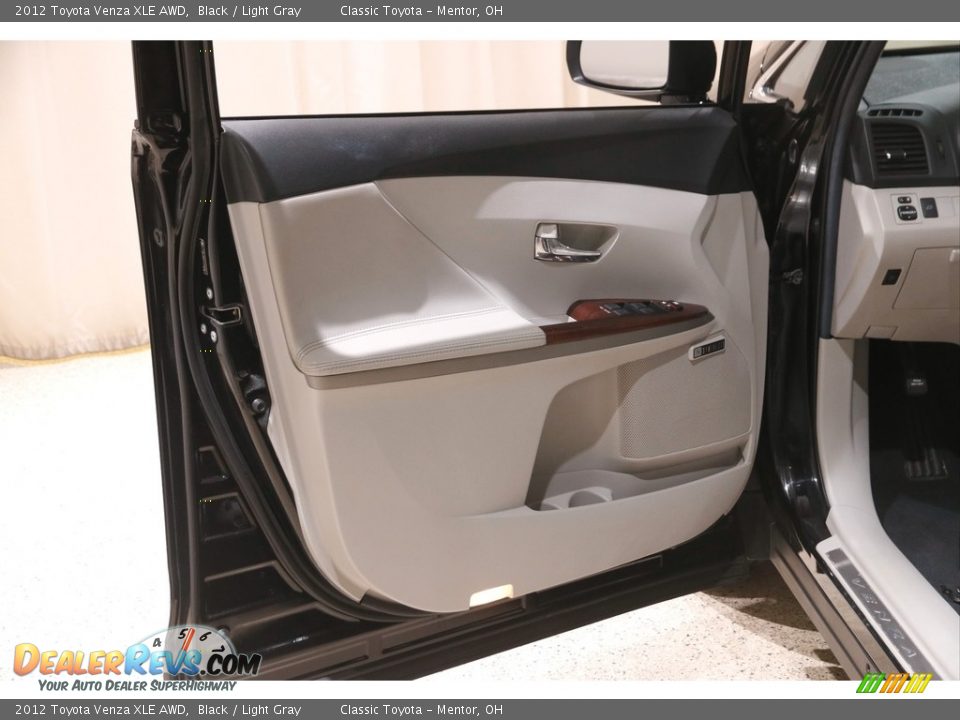 2012 Toyota Venza XLE AWD Black / Light Gray Photo #4