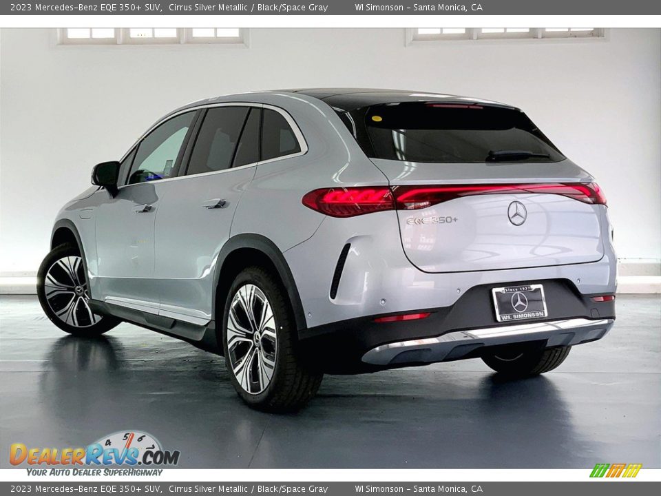 2023 Mercedes-Benz EQE 350+ SUV Cirrus Silver Metallic / Black/Space Gray Photo #2