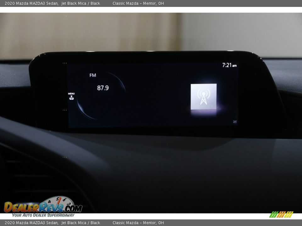 2020 Mazda MAZDA3 Sedan Jet Black Mica / Black Photo #11