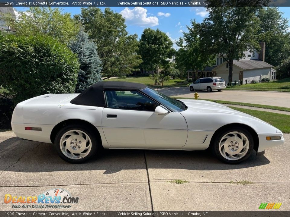 1996 Chevrolet Corvette Convertible Arctic White / Black Photo #5