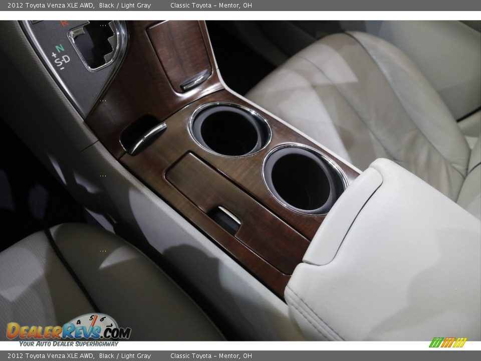2012 Toyota Venza XLE AWD Black / Light Gray Photo #15