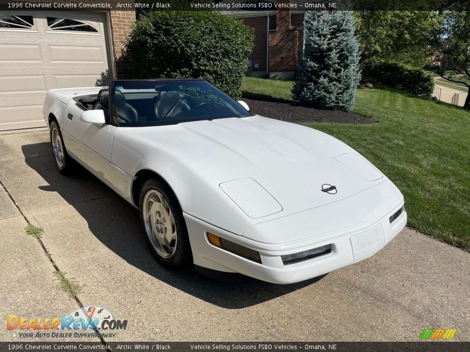 1996 Chevrolet Corvette Convertible Arctic White / Black Photo #7