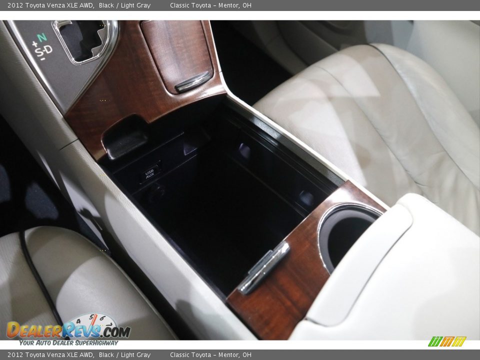 2012 Toyota Venza XLE AWD Black / Light Gray Photo #16