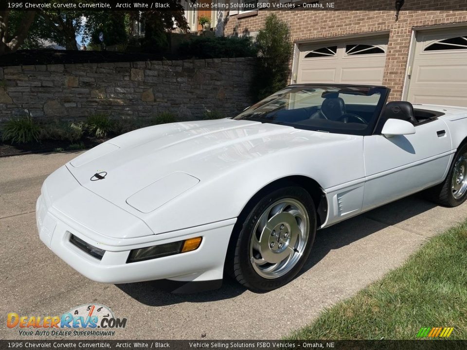 1996 Chevrolet Corvette Convertible Arctic White / Black Photo #8