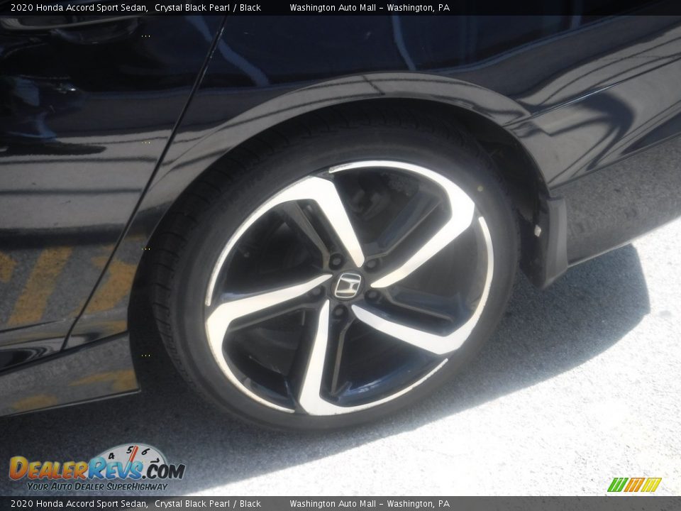 2020 Honda Accord Sport Sedan Crystal Black Pearl / Black Photo #5