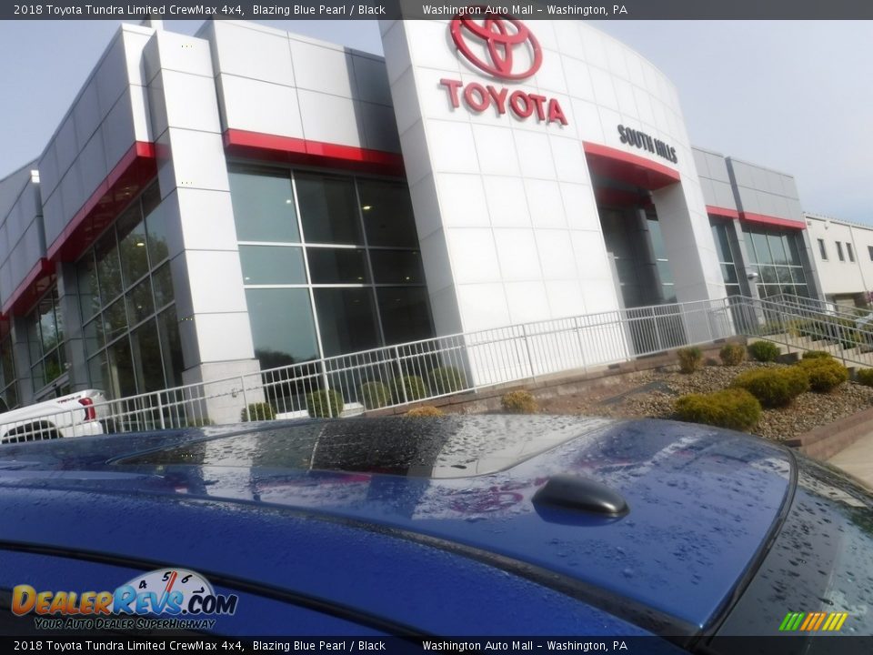 2018 Toyota Tundra Limited CrewMax 4x4 Blazing Blue Pearl / Black Photo #14