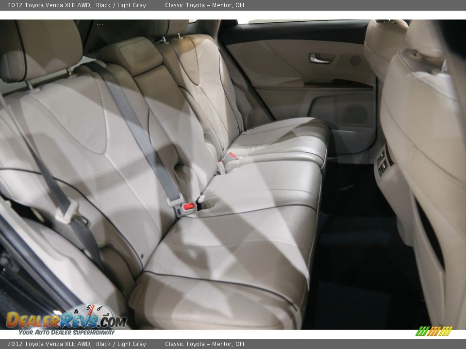 2012 Toyota Venza XLE AWD Black / Light Gray Photo #18