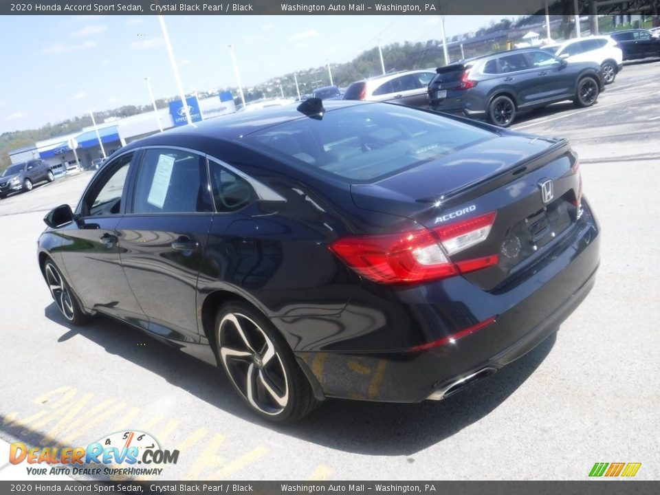 2020 Honda Accord Sport Sedan Crystal Black Pearl / Black Photo #6