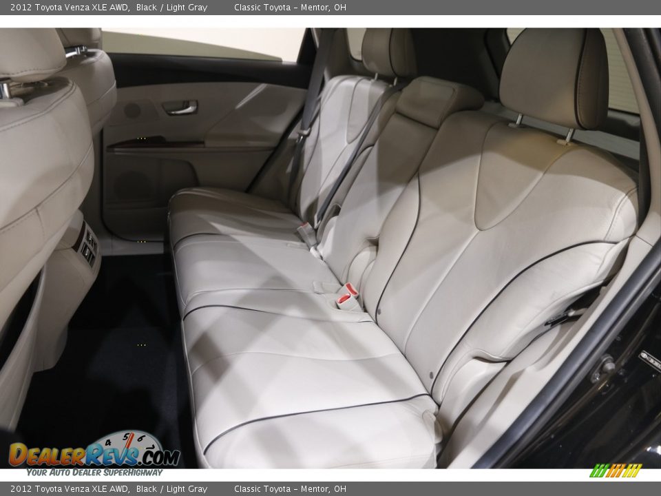 2012 Toyota Venza XLE AWD Black / Light Gray Photo #19