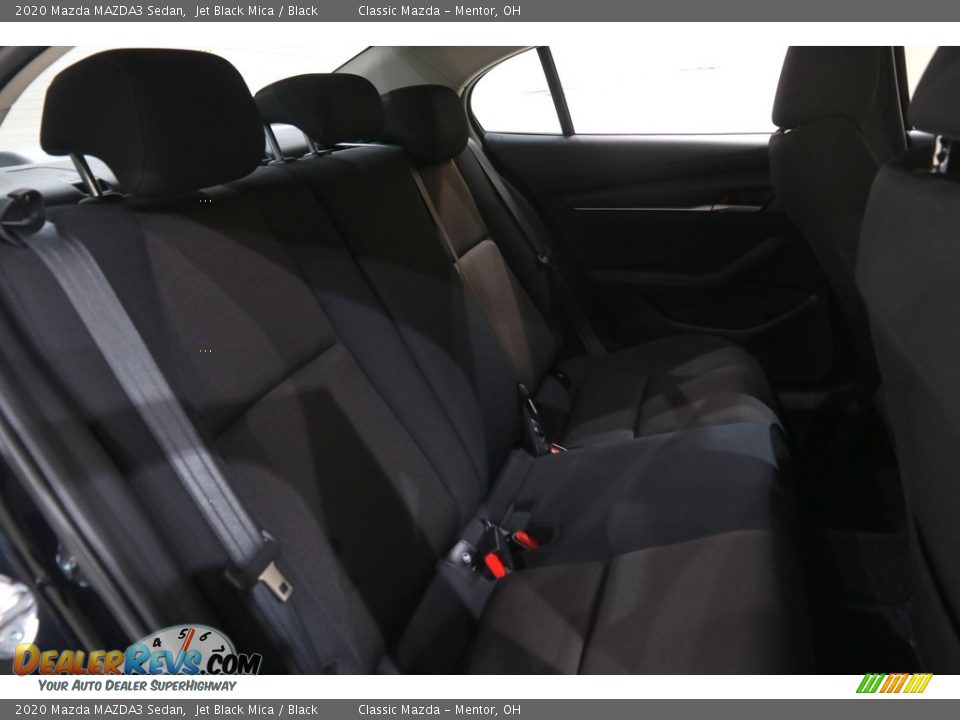 2020 Mazda MAZDA3 Sedan Jet Black Mica / Black Photo #20