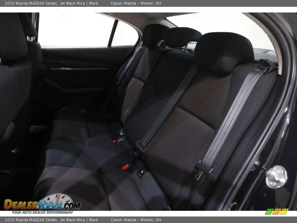 2020 Mazda MAZDA3 Sedan Jet Black Mica / Black Photo #21