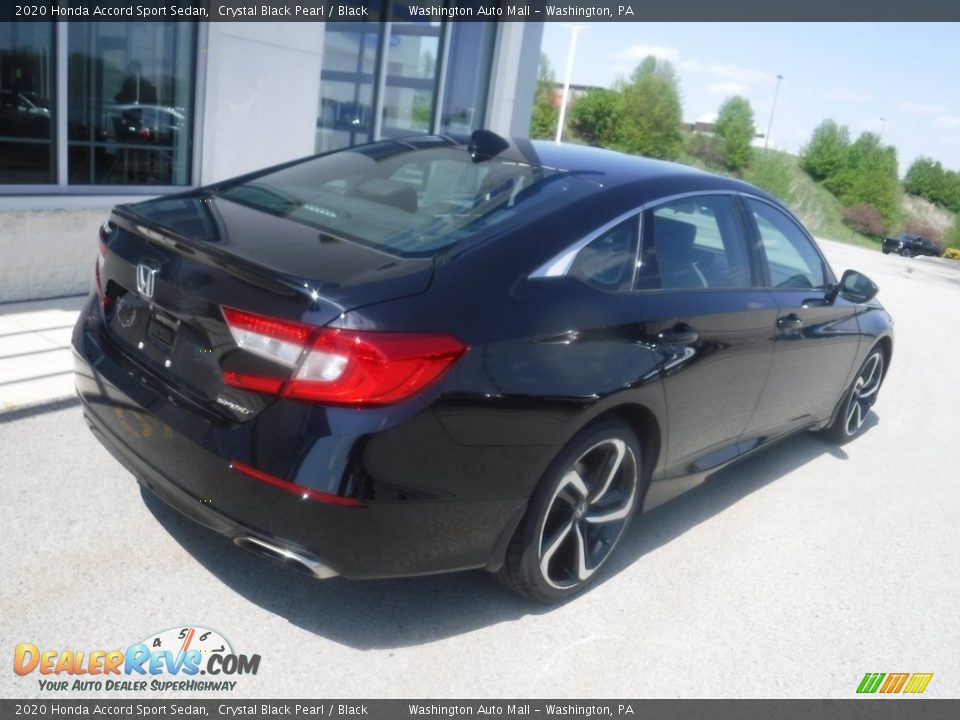 2020 Honda Accord Sport Sedan Crystal Black Pearl / Black Photo #7