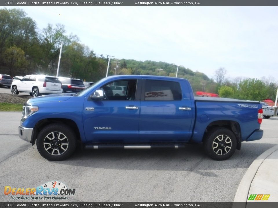 Blazing Blue Pearl 2018 Toyota Tundra Limited CrewMax 4x4 Photo #17