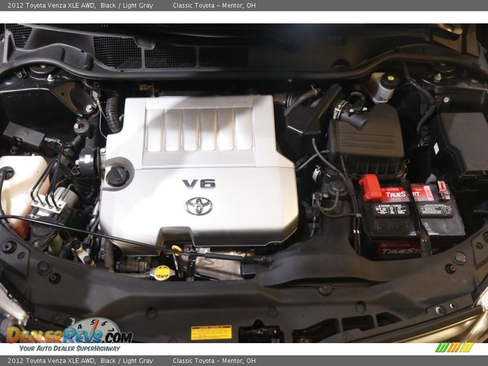 2012 Toyota Venza XLE AWD Black / Light Gray Photo #21